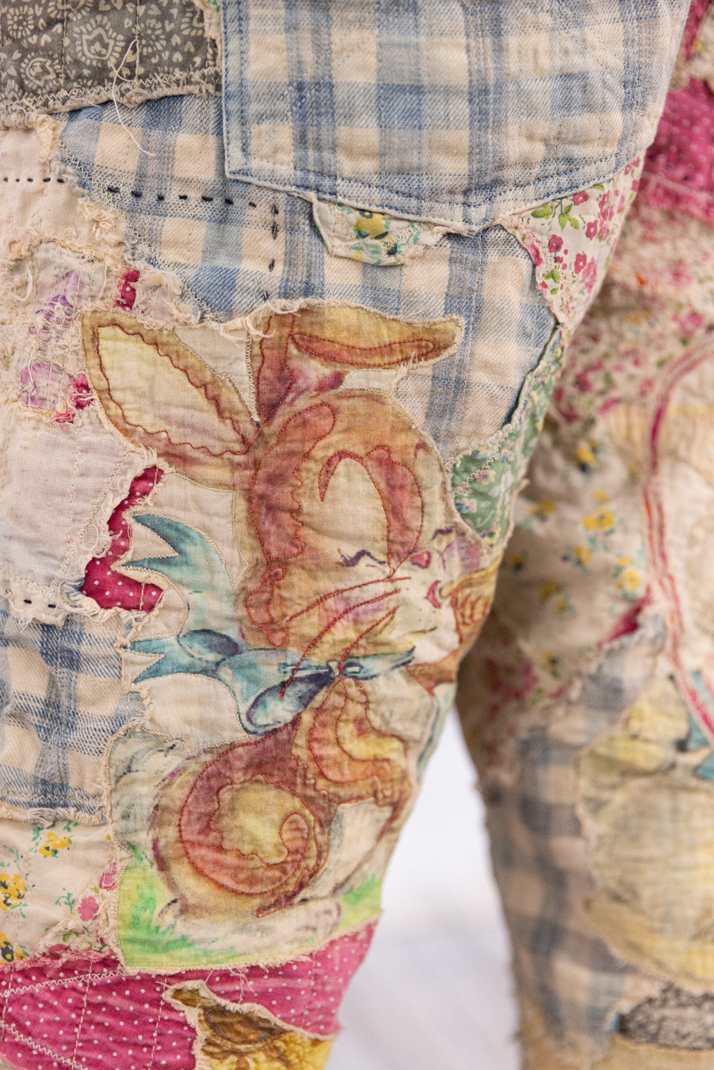 patchwork miner pants