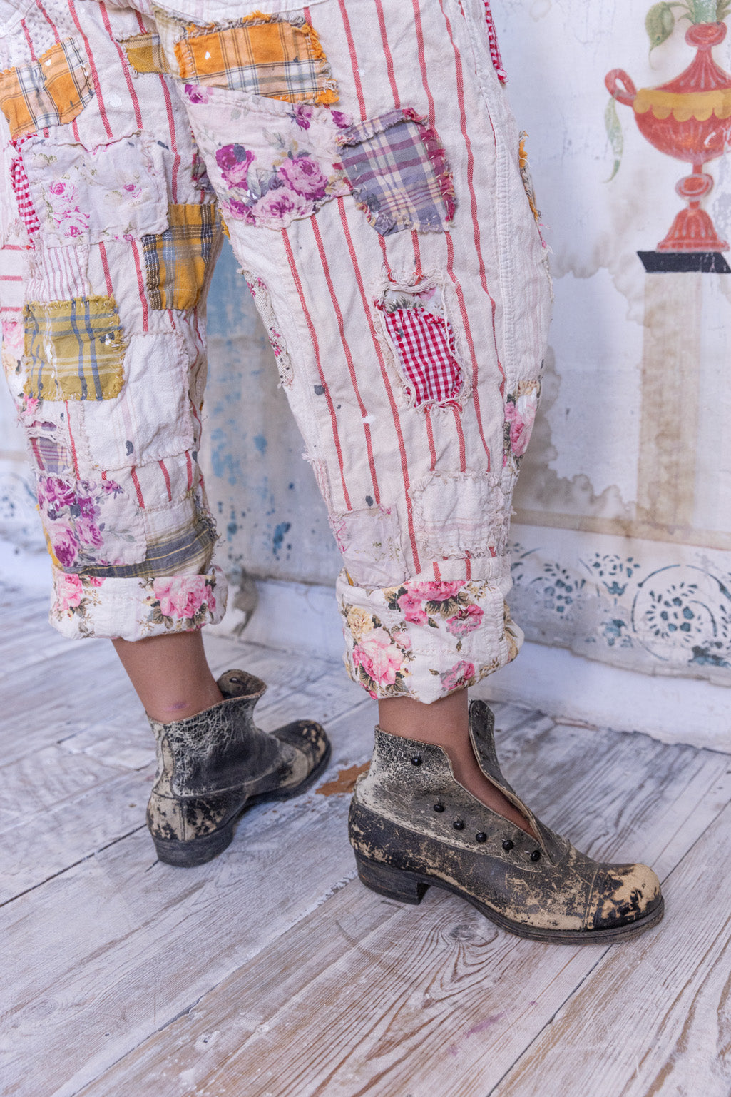 patchwork miner pants
