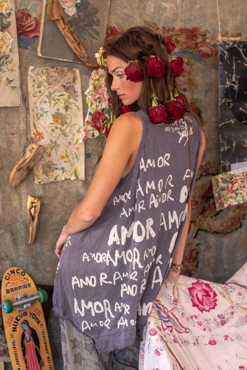 love amor paz tank