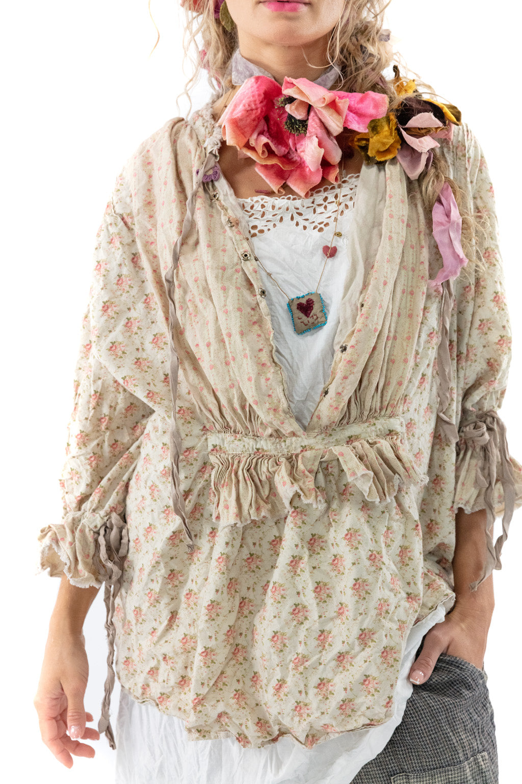 floral amadeus blouse