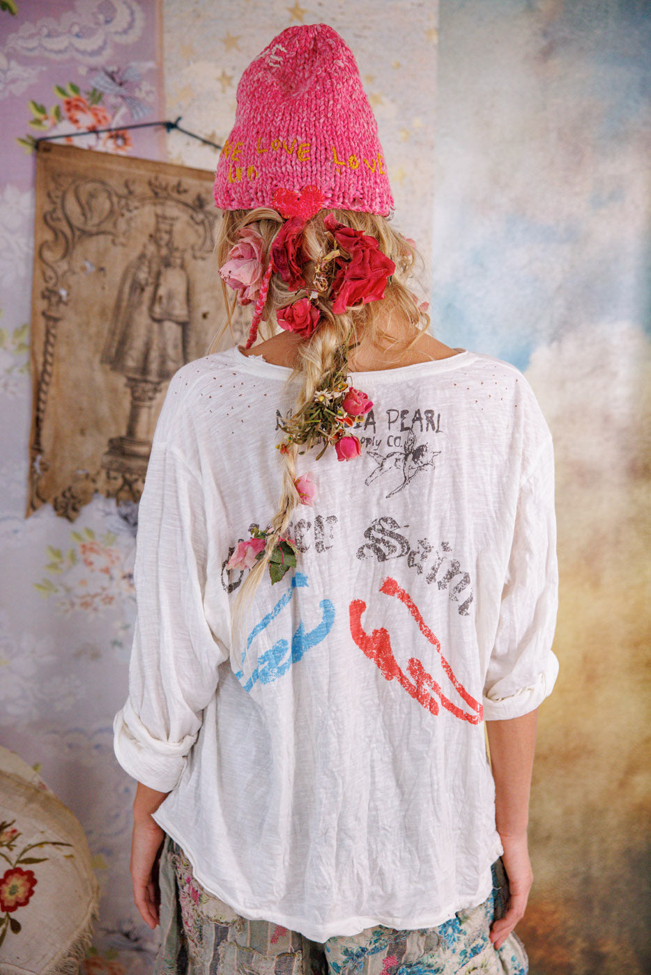 glitter saint viggo tee