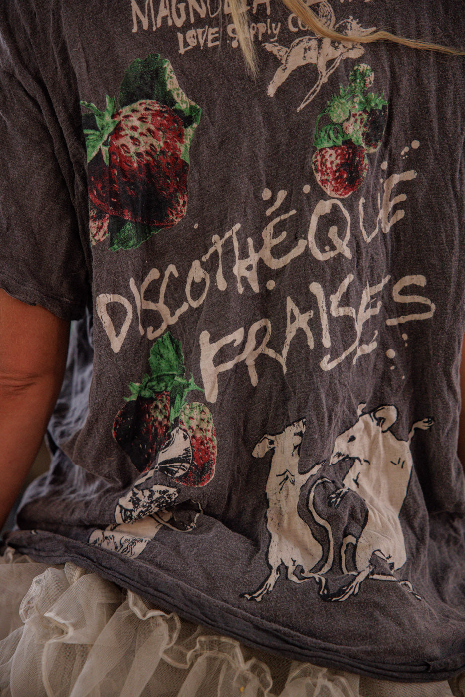 discotheque fraises tee