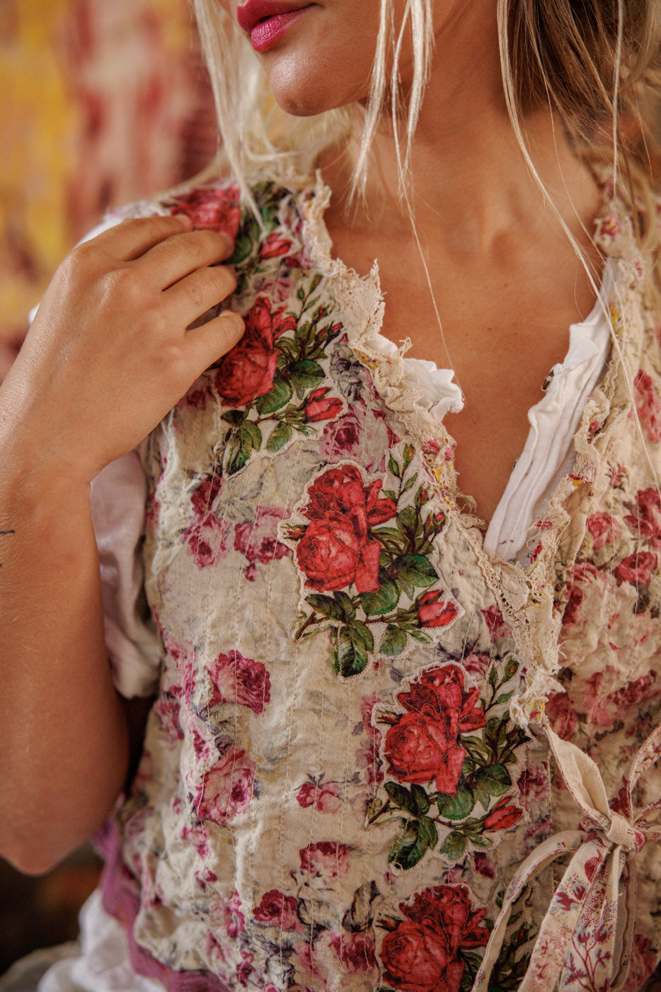 quilted nikha vest