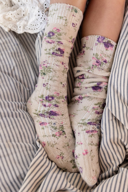 floral otk socks