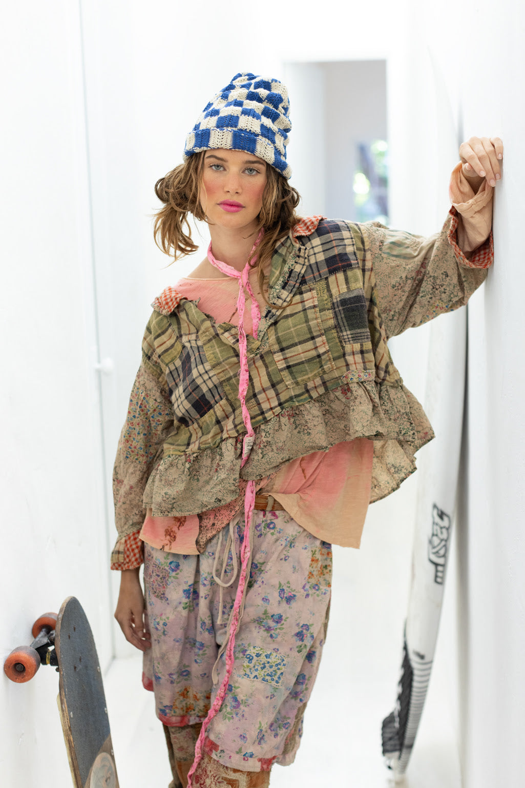 patchwork gaspar blouse