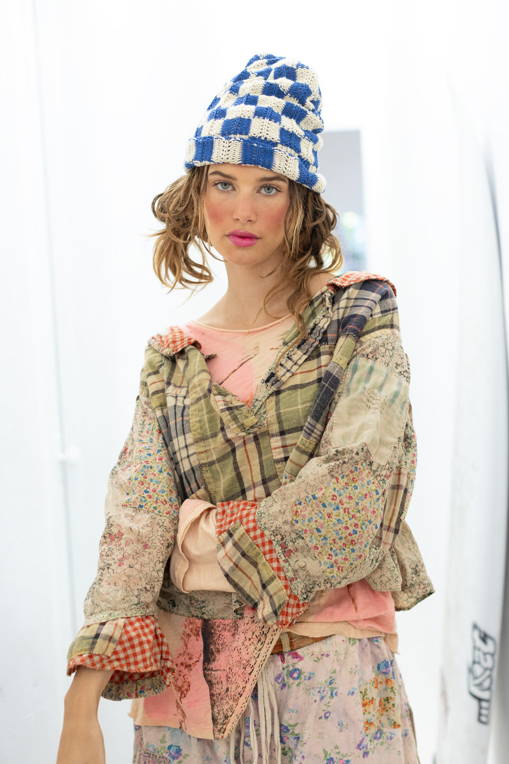 patchwork gaspar blouse