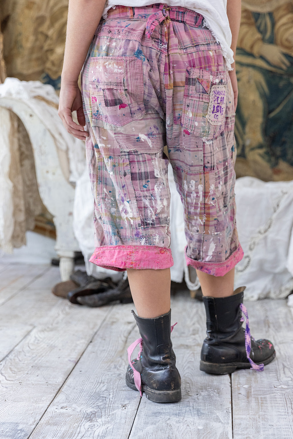 patchwork miner shorts