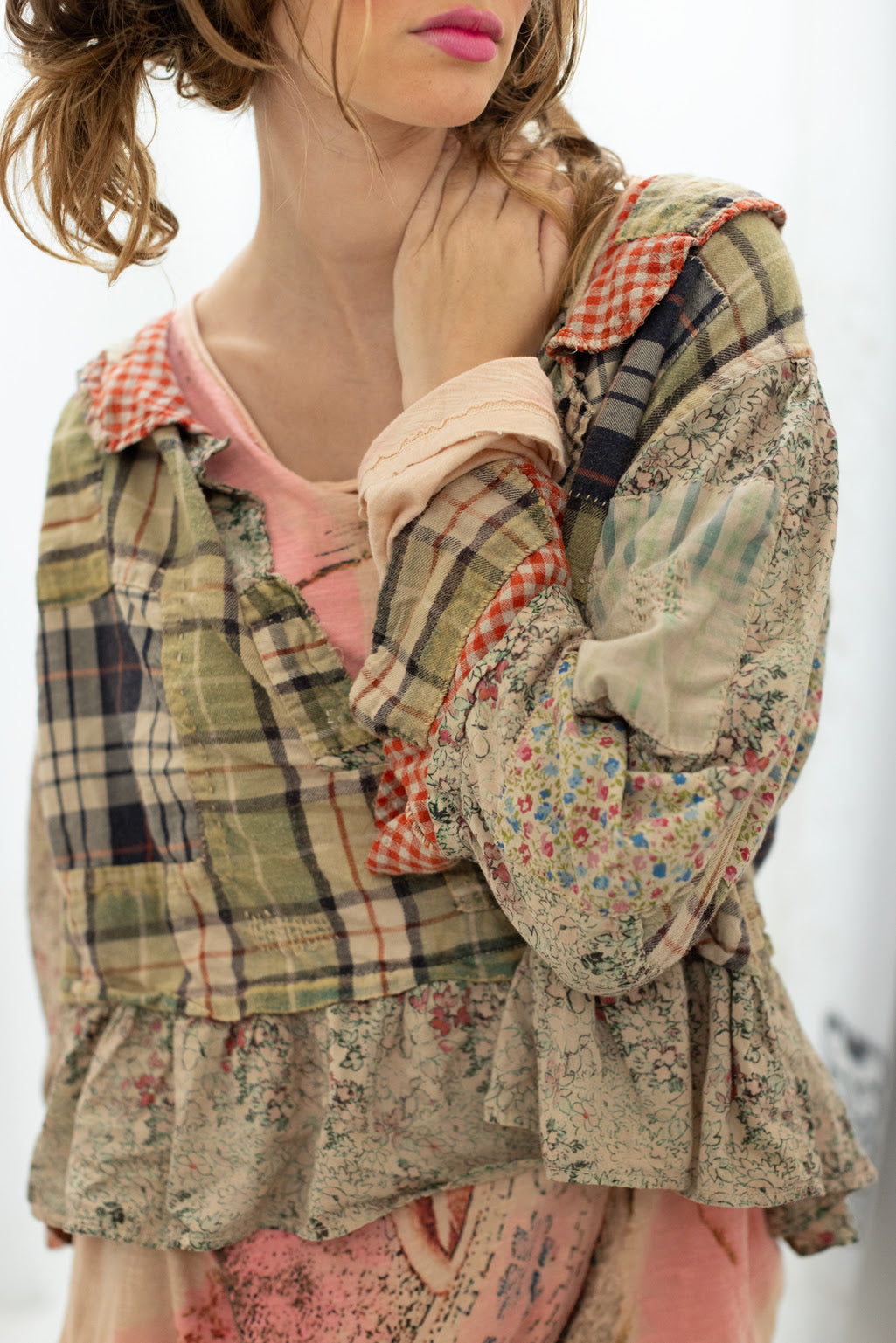 patchwork gaspar blouse