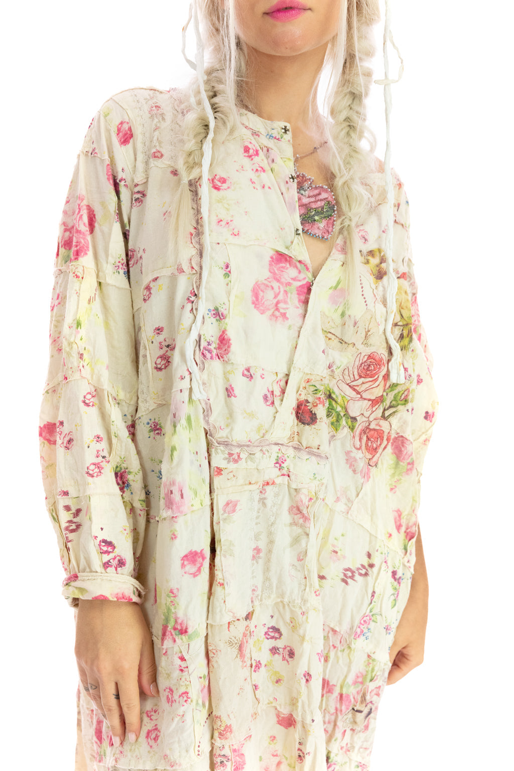 floral patchwork prarie dress