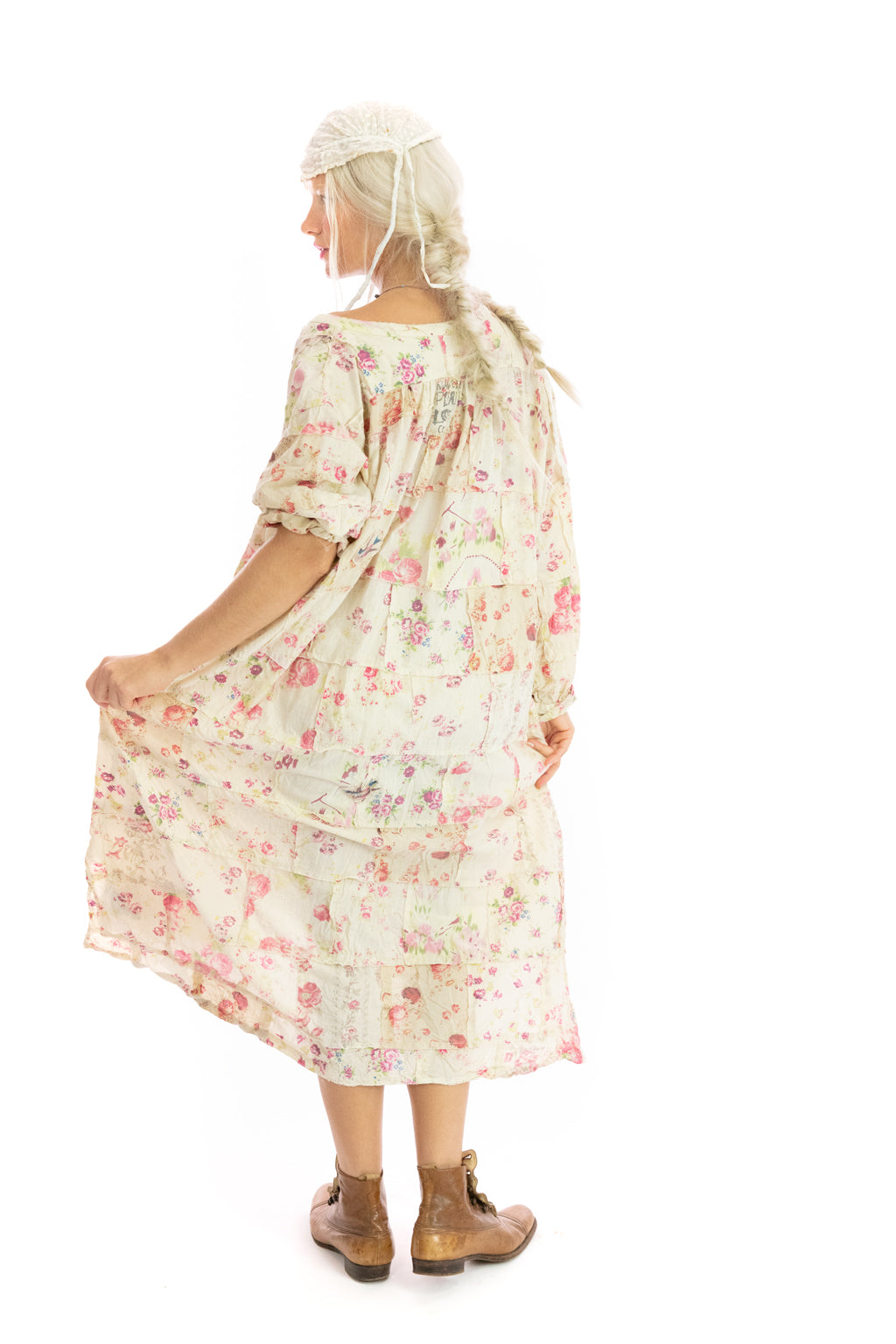 floral patchwork prarie dress
