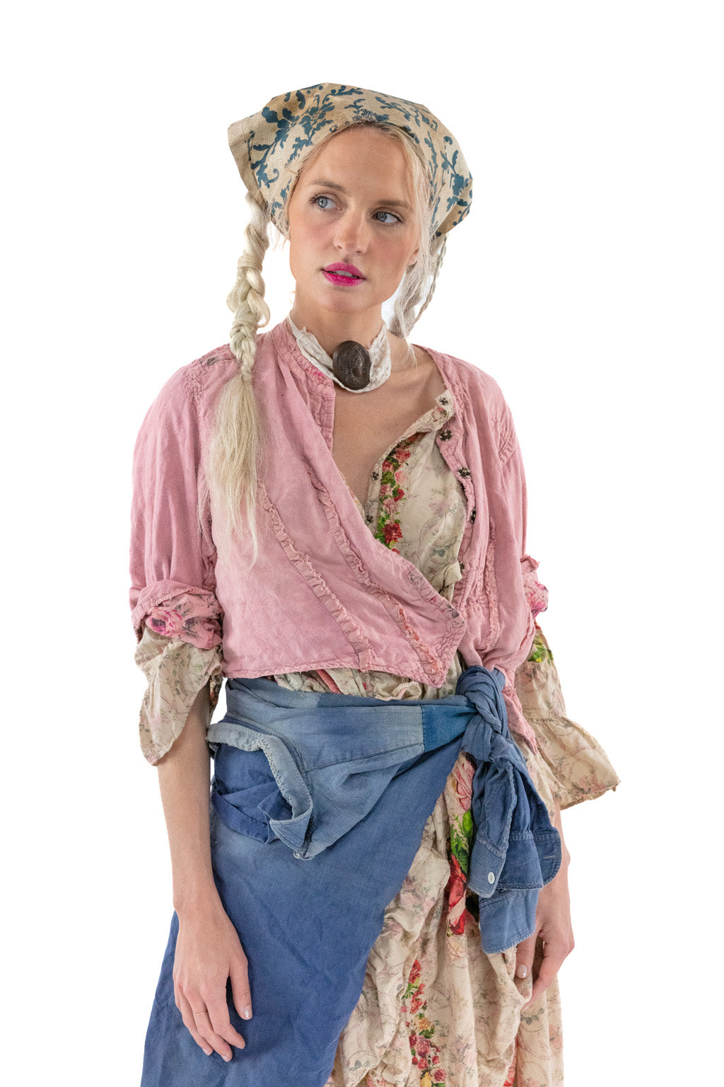 floral odetta cropped jacket