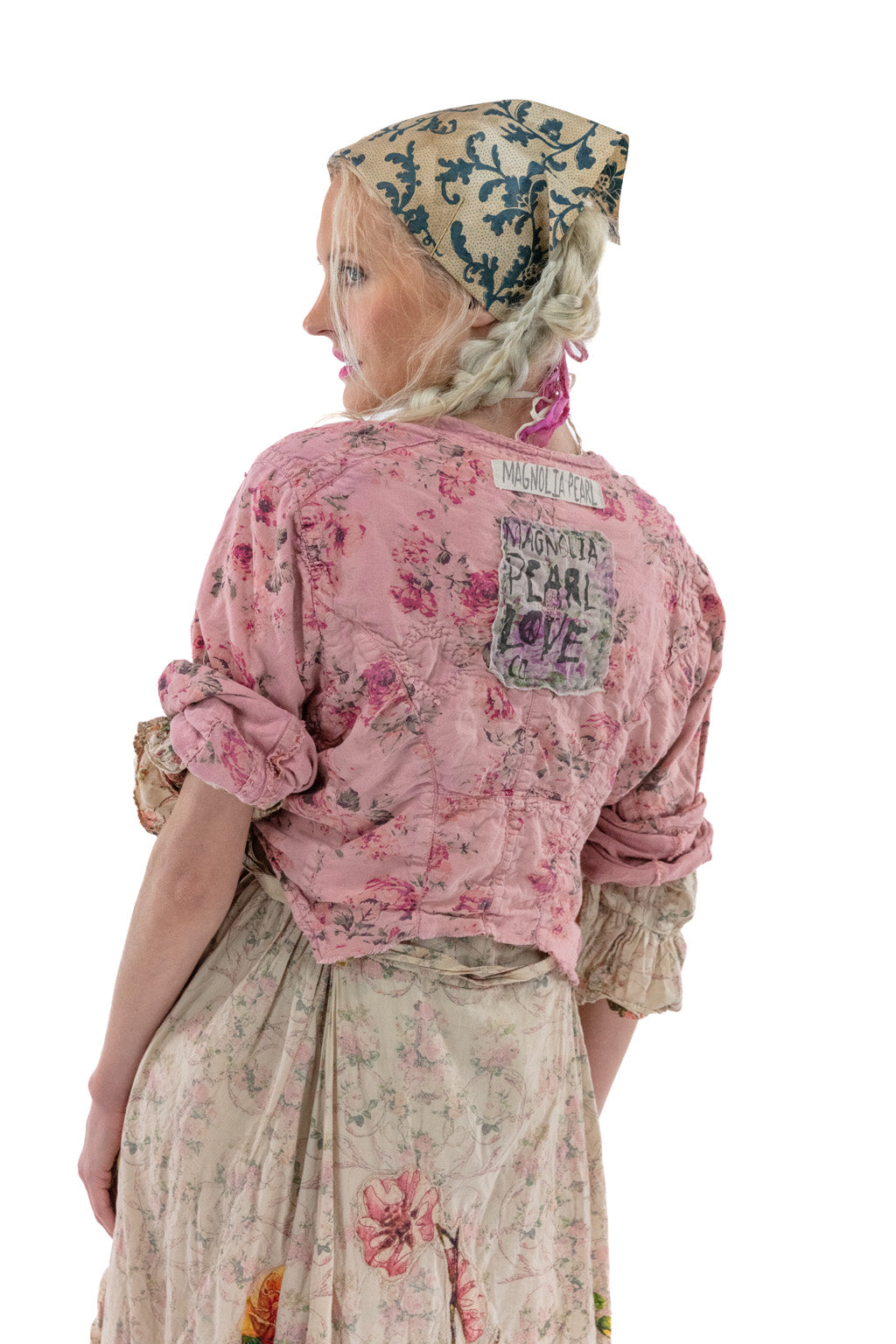 floral odetta cropped jacket