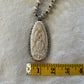 carved bone guadalupe beaded necklace