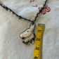 carved bone donkey necklace