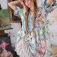 Appliqué Taigi Dress