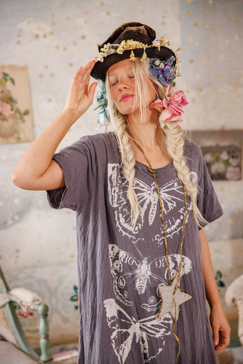 butterfly totem tee dress