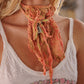 embroidered fairen jabot
