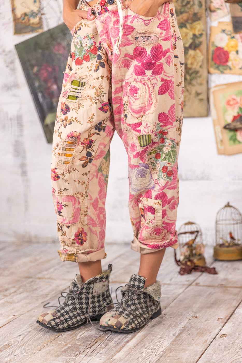 floral miner denims