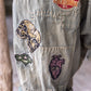 embroidered patch joni trousers