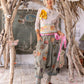 embroidered patch joni trousers