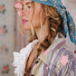 Embroidered Drori Tassel Scarf