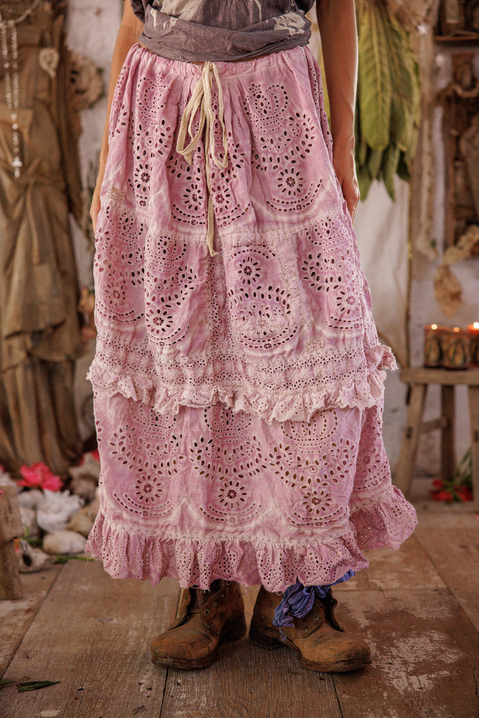 eyelet pissarro skirt