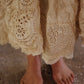 eyelet patchwork pissarro skirt