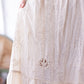 embroidered clementine tiered slip