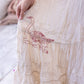 embroidered clementine tiered slip