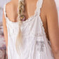 embroidered clementine tiered slip