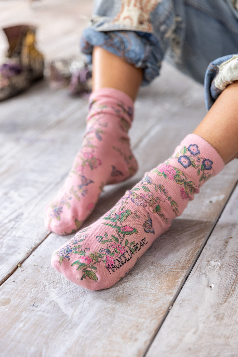 floral mp socks