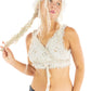 eyelet faustine wrap tank