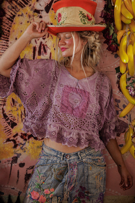 eyelet rosemary blouse