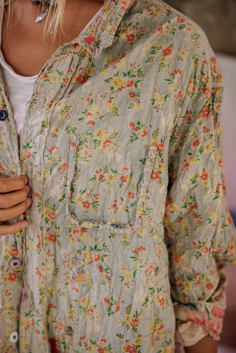 floral adison workshirt