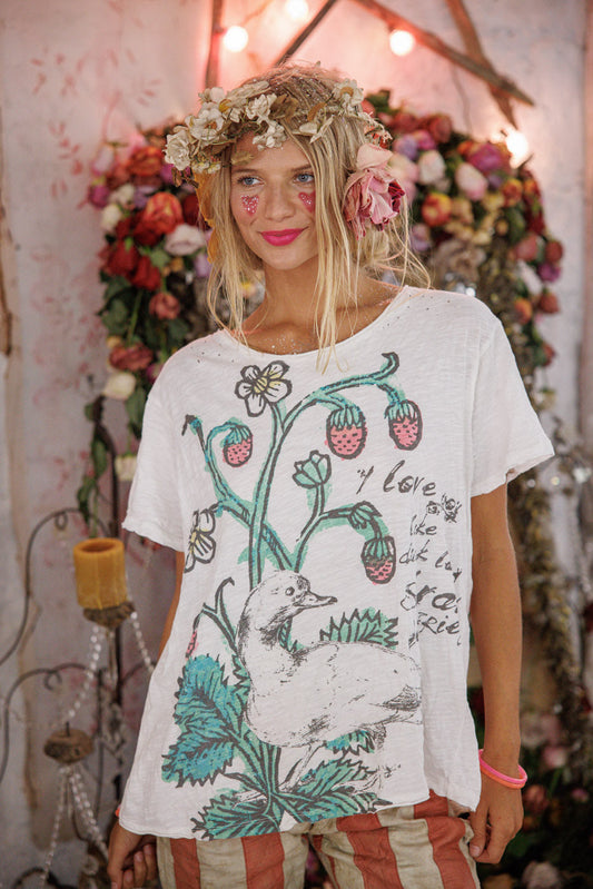 ducks love strawberries tee
