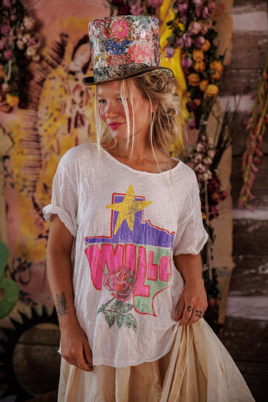 blue eyes willie nelson tee