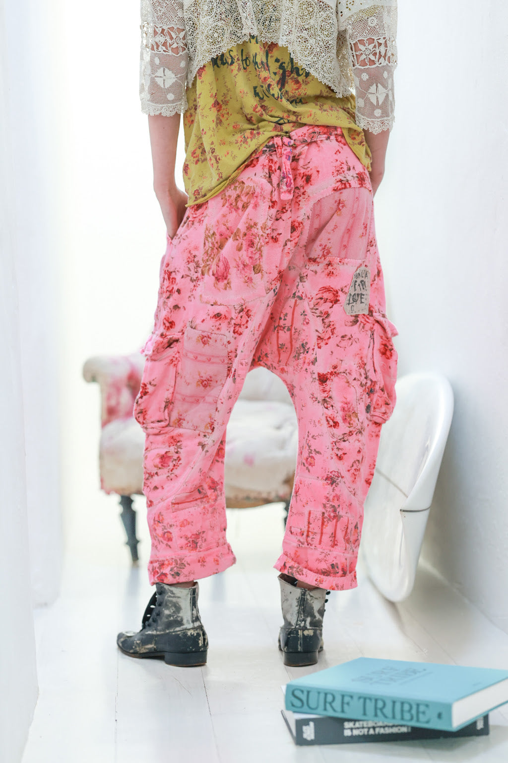 floral pasha cargo pants