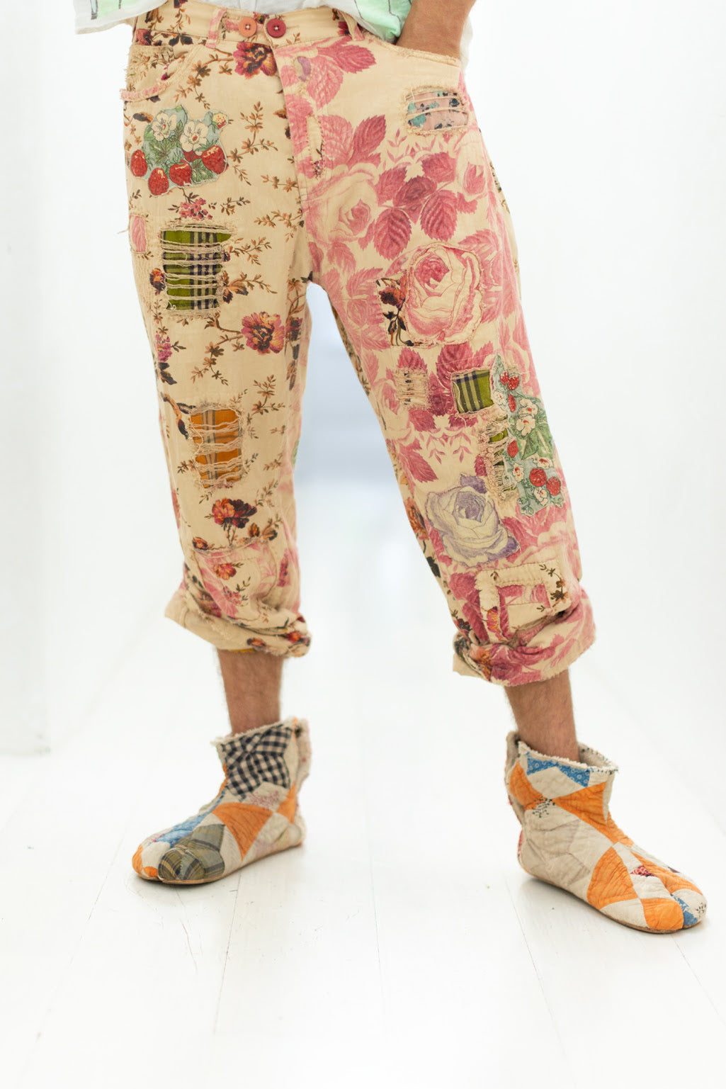 floral miner denims