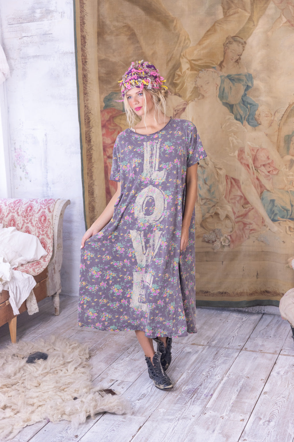 floral circus love t dress