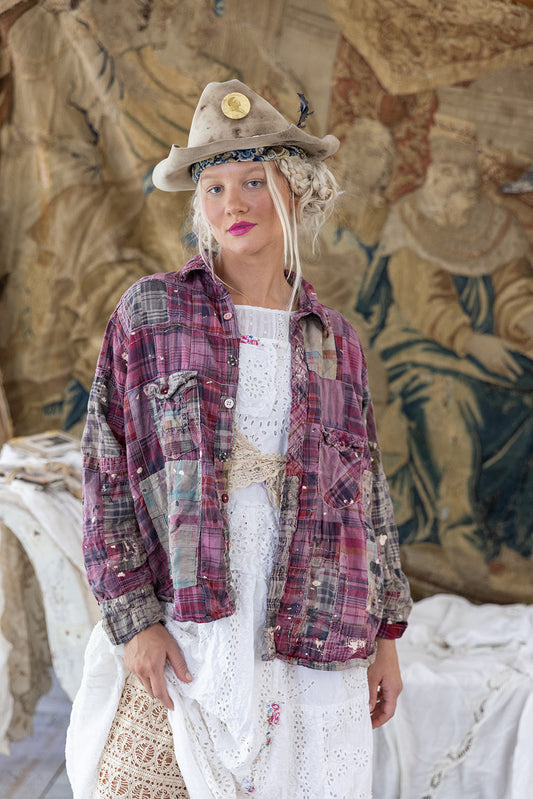 patchwork kelly western shirt