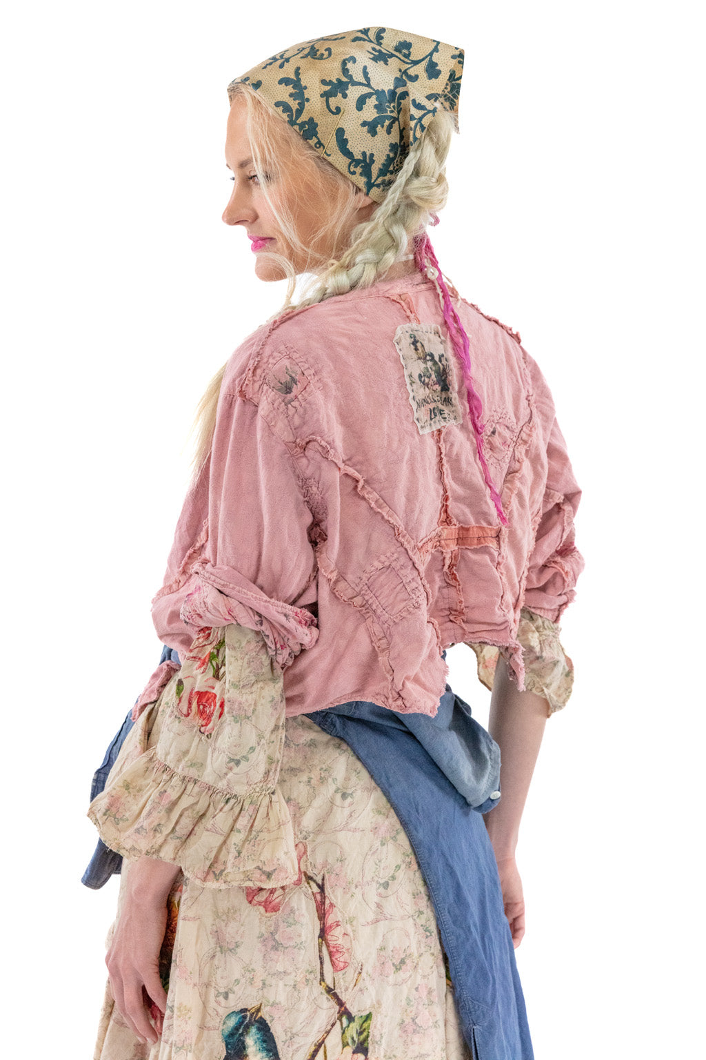 floral odetta cropped jacket